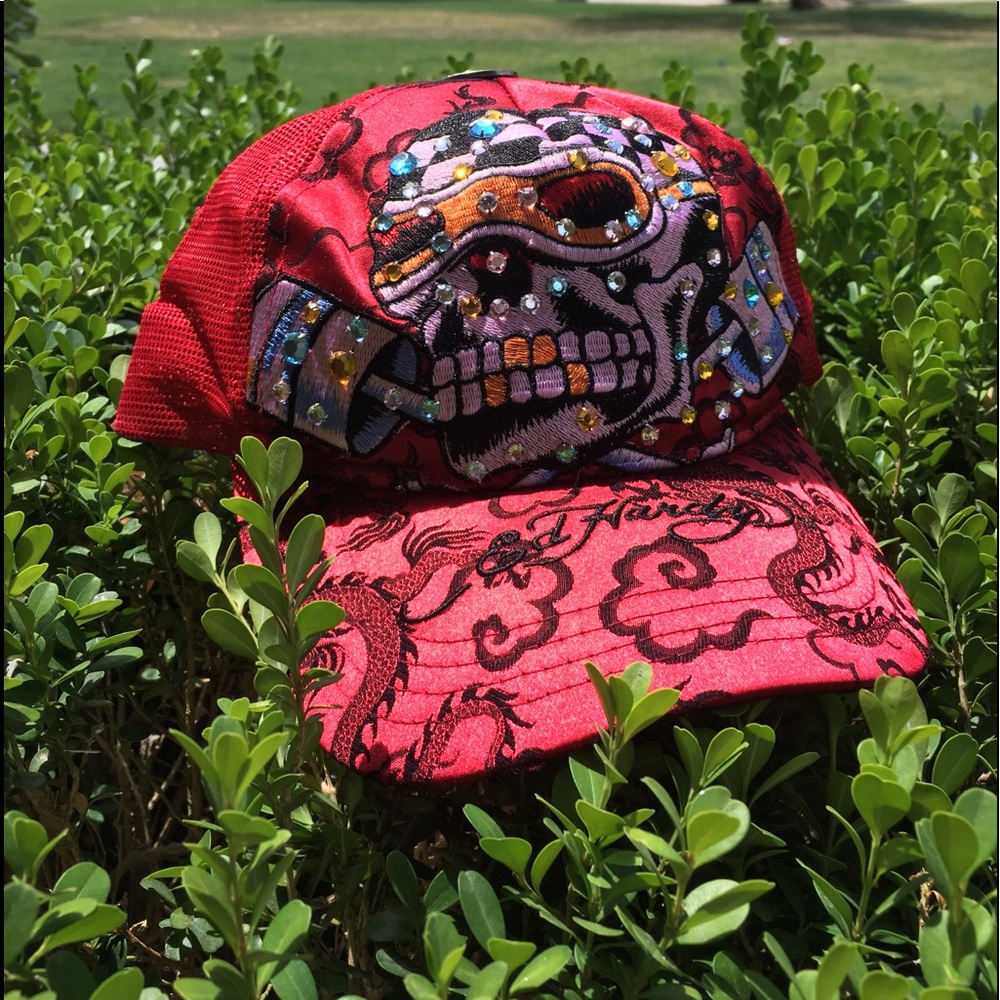Don Ed Hardy trucker Hat